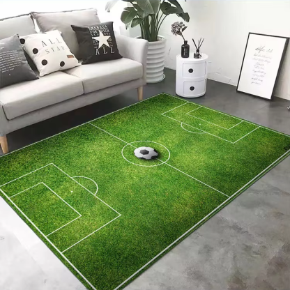 Soccer Field Pattern Rugs