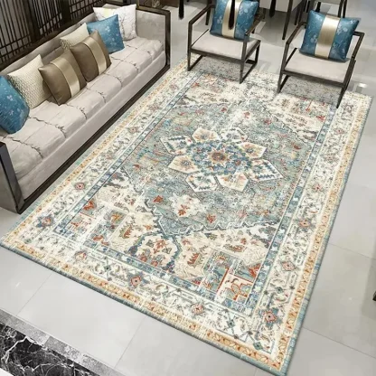Large Rectangular Retro Rugs - Image 6