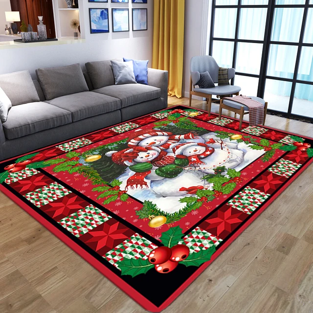 Christmas Print Large Rug | Free Shipping!