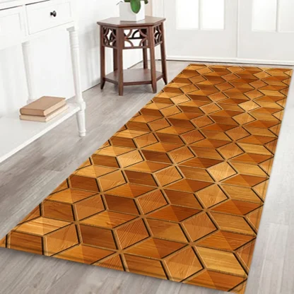 Creative 3D Wood Print Rugs - Image 4