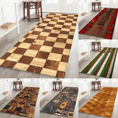 Creative 3D Wood Print Rugs - Image 15